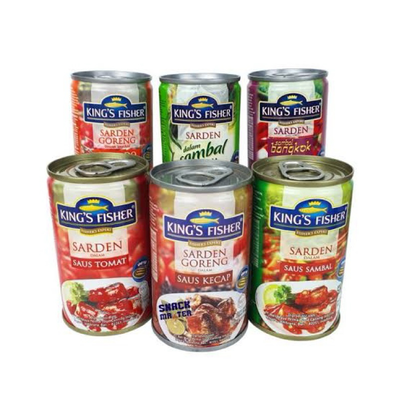 

KING'S FISHER - SARDEN SIAP SAJI 155 GRAM