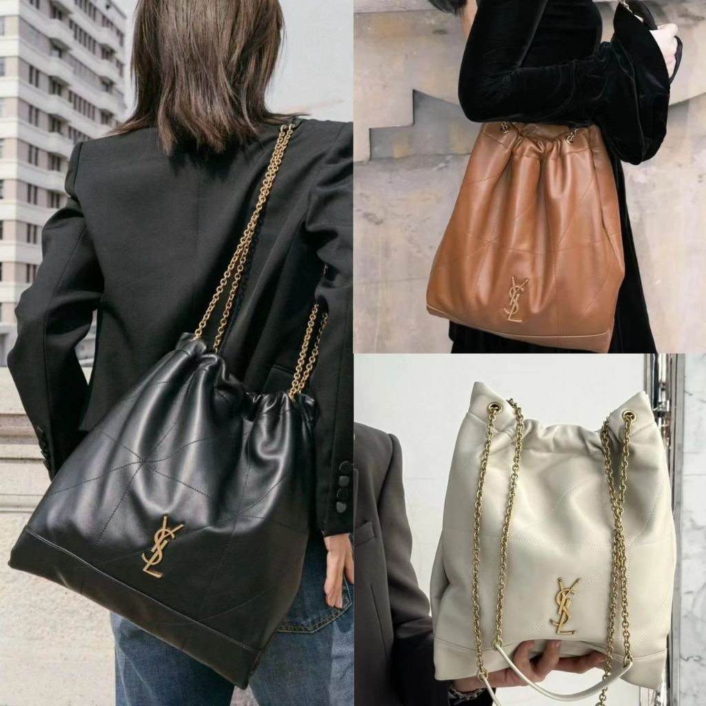 PO 2 weeks YS1 Jamie Garbage woman bag chain tote tas premium wanita shoulder bag rantai
