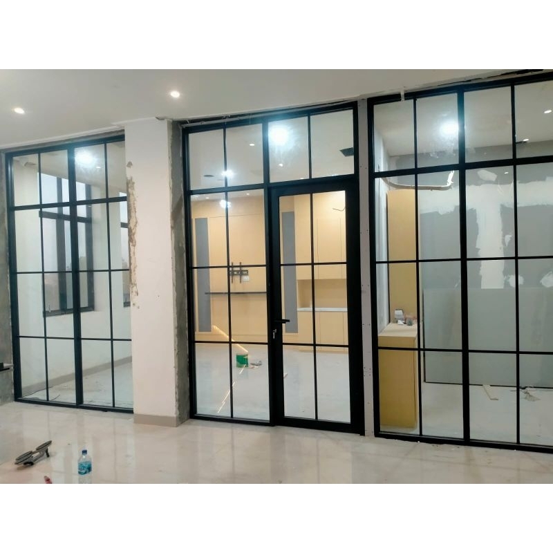pintu sliding door kaca aluminium