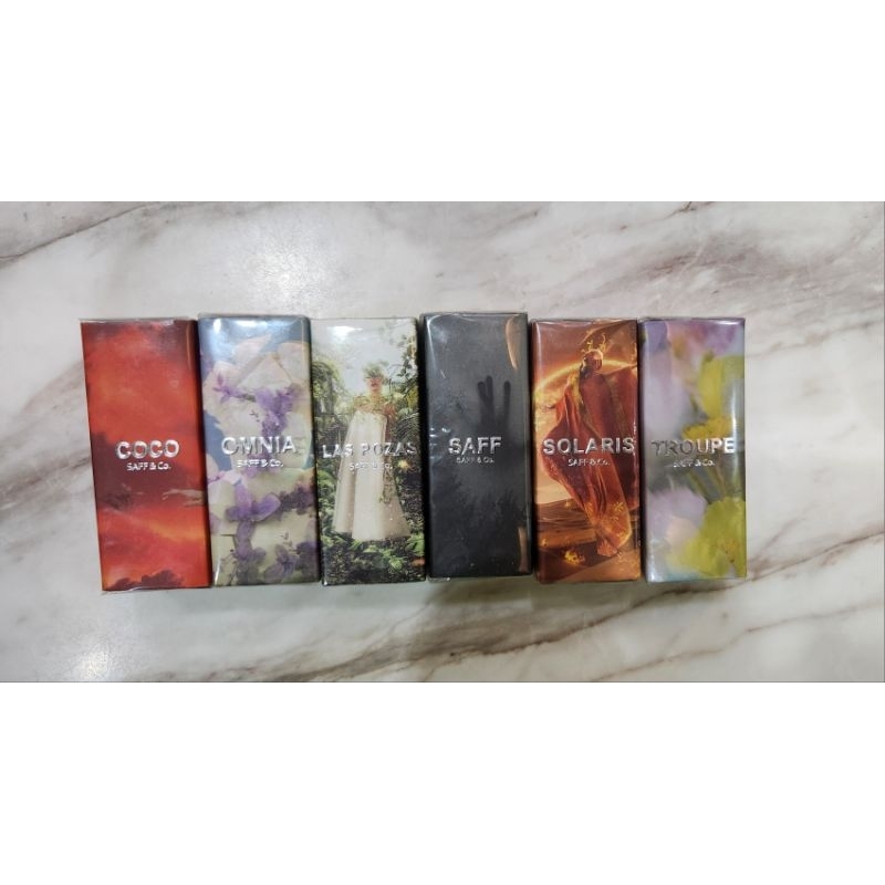 Saff and Co Mini size parfum Saff and Co Las pozas Saff and Co Coco Saff and Co Solaris