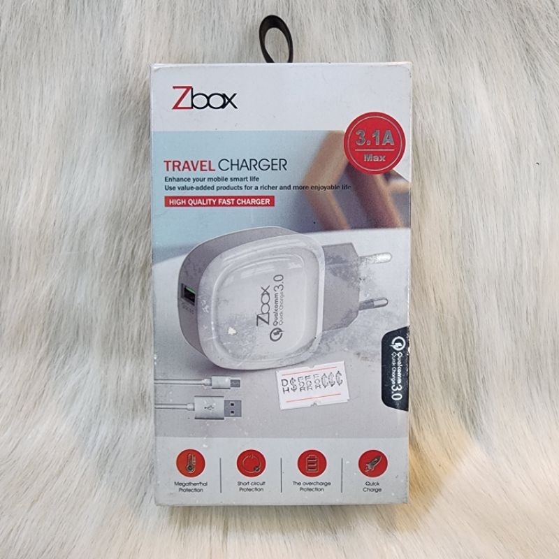 Charger Zbox 3,1A Kit Kabel Micro Usb Z440