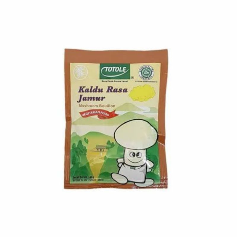 

Totole Kaldu Jamur 40GR penyedap rasa mushroom HALAL