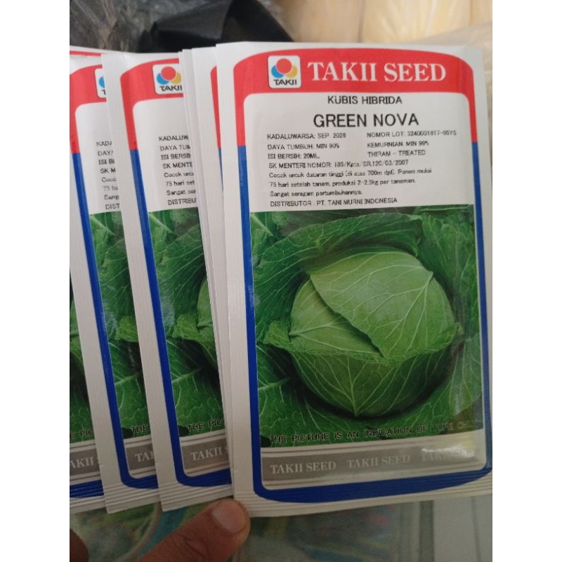 

kubis GREEN NOVA 20ml (exp.sep 2026)produk benih asli