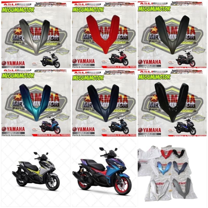 COVER FRONT TAMENG SAYAP DEPAN YAMAHA AEROX 155 ALPHA STD AEROX 155 TURBO ORIGINAL YAMAHA
