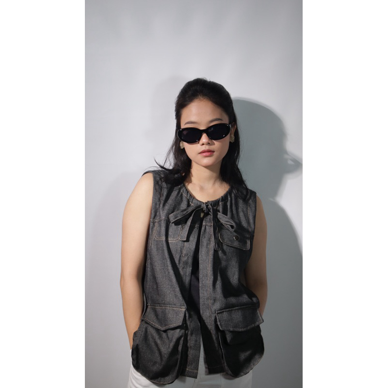 Denim Vest | Vest Jeans | Vest Wanita