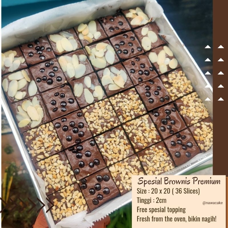 

FUDGY BROWNIES PANGGANG PROMO (ISI 36)