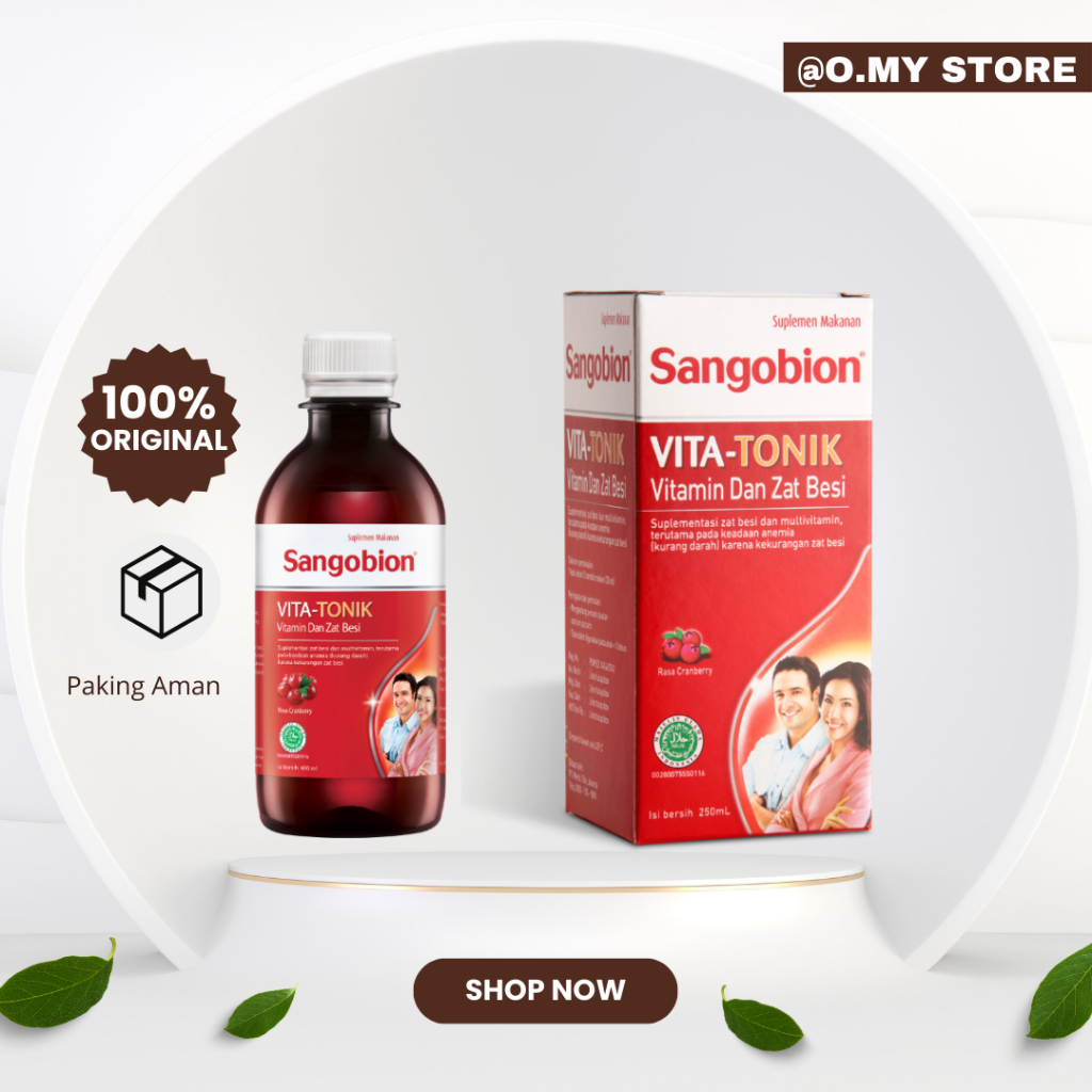 SANGOBION VITA TONIK 1 BOTOL ISI 400 ML / SANGOBION SIRUP