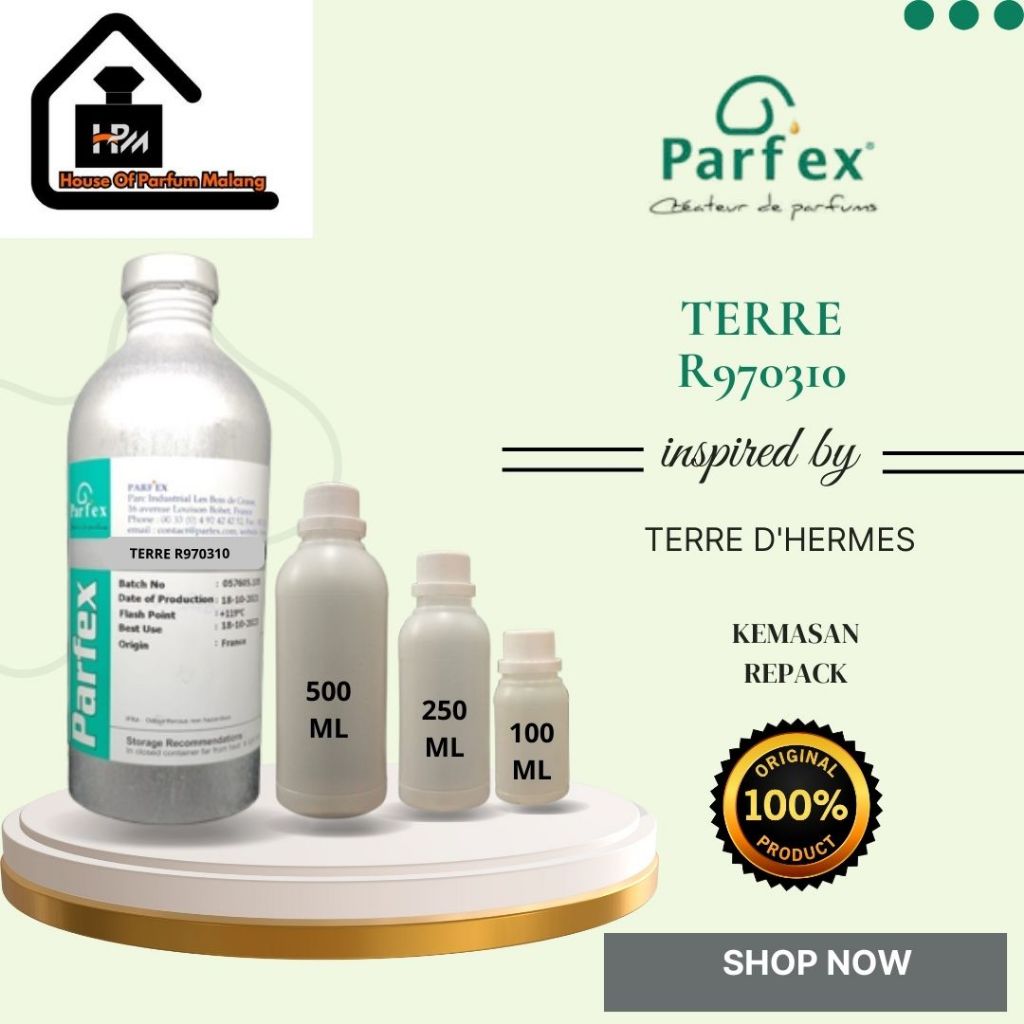 TERRE R970310 BY PARFEX inspired by TERRE D'HERMES IBIBIT PARFUM MURNI I REPACK 500ML/250ML/100ML I 