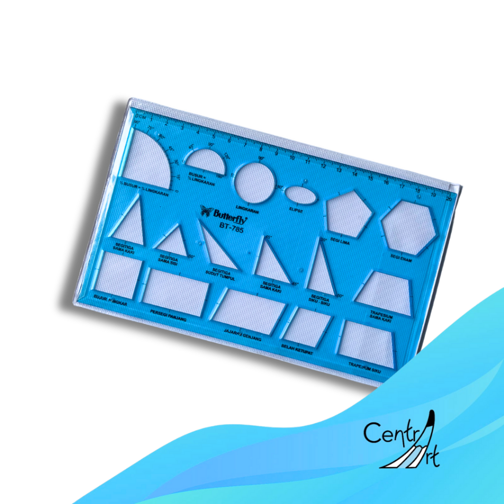 

Butterfly penggaris template / template ruler / penggaris percetakan persegi / garis dengan bentuk