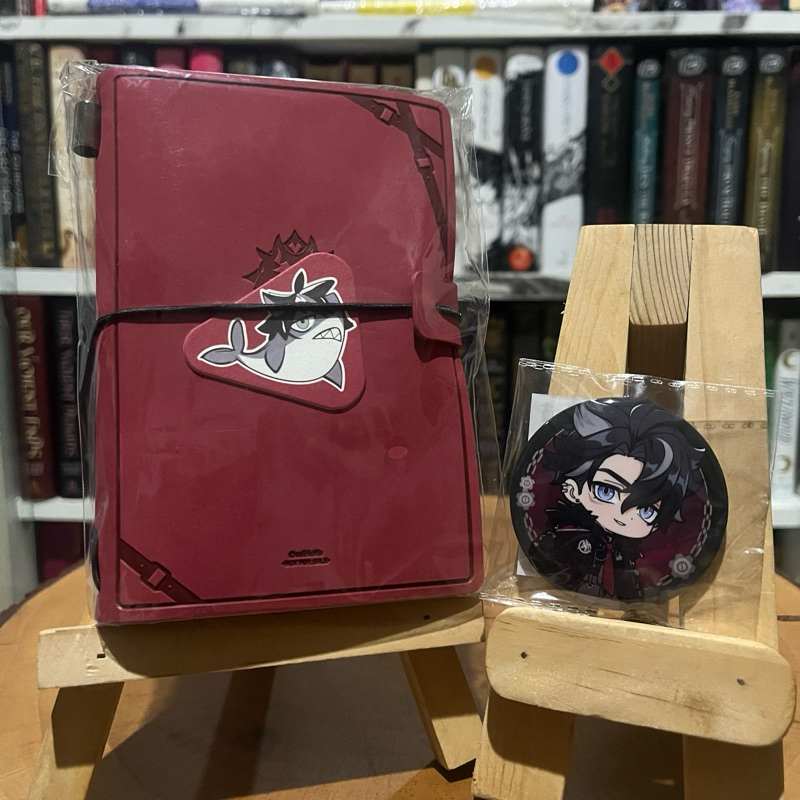 

OFFICIAL Limited Wriothesley Tevyat Fashion Notebook Badges Pin