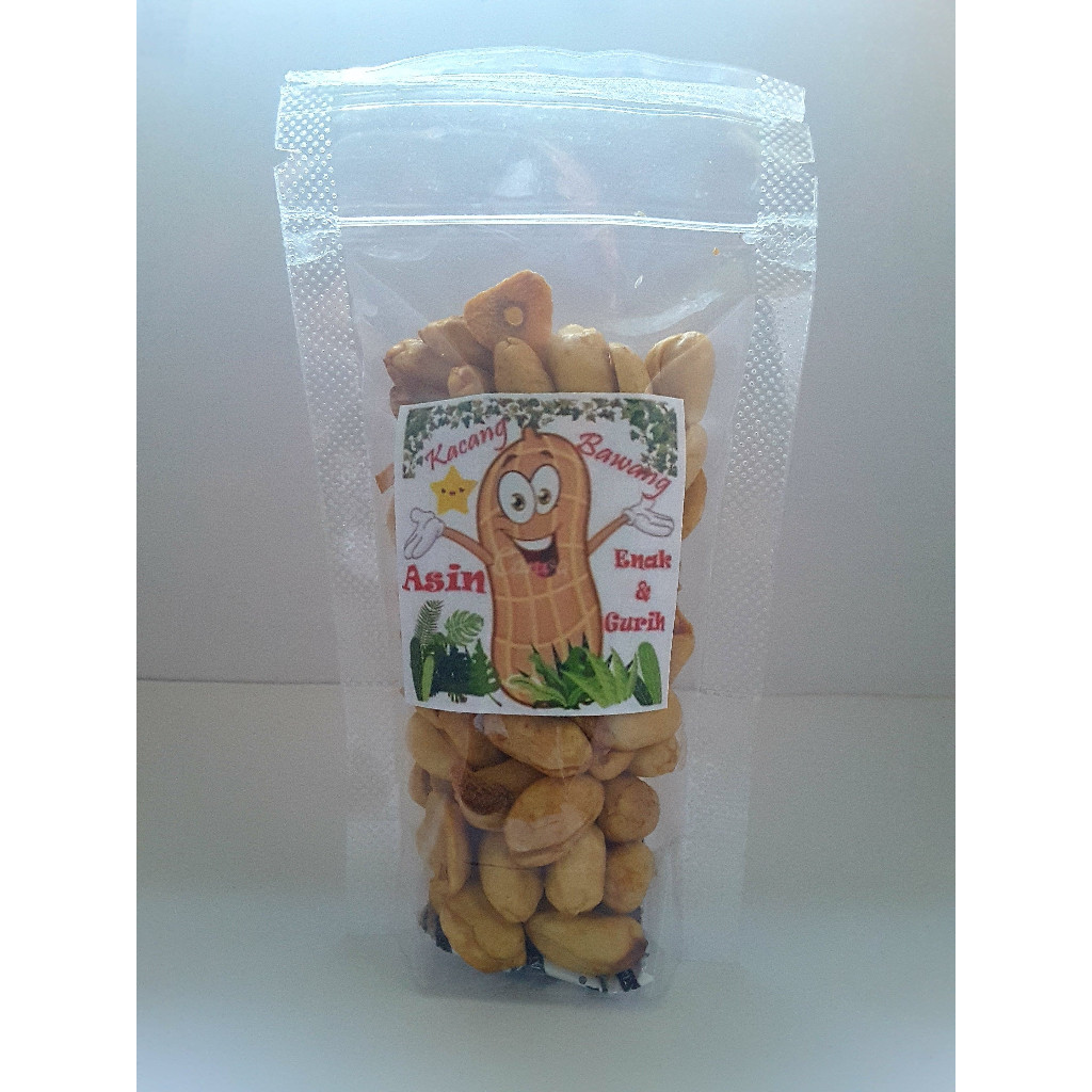 

Kacang Bawang goreng – 65 gr (kemasan Pouch), rasa asin, gurih dan renyah.