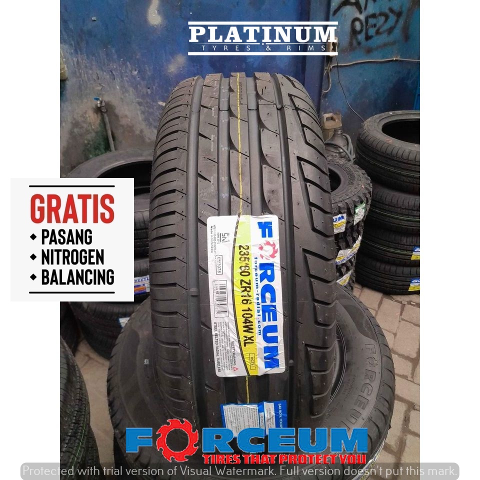 BAN TUBLES RING16 FORCEUM OCTA 235 60 RING16