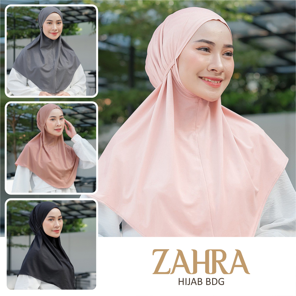 Zahra Hijab - KANAYA bergo jersey premium ( hijab instan bergo )