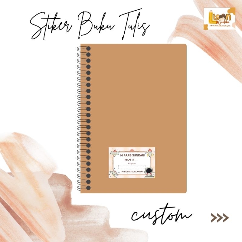 

Stiker Buku Tulis isi 12pcs