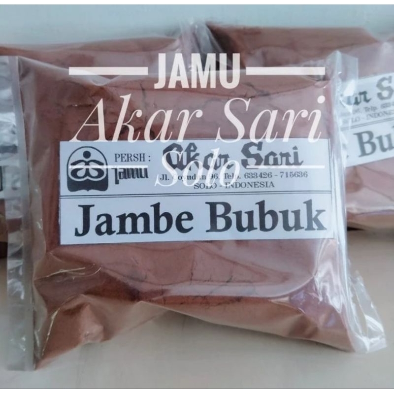 

Jamu Akar Sari - Jambe Bubuk / Pinang Muda Bubuk 100 gram - Untuk Kesuburan Wanita