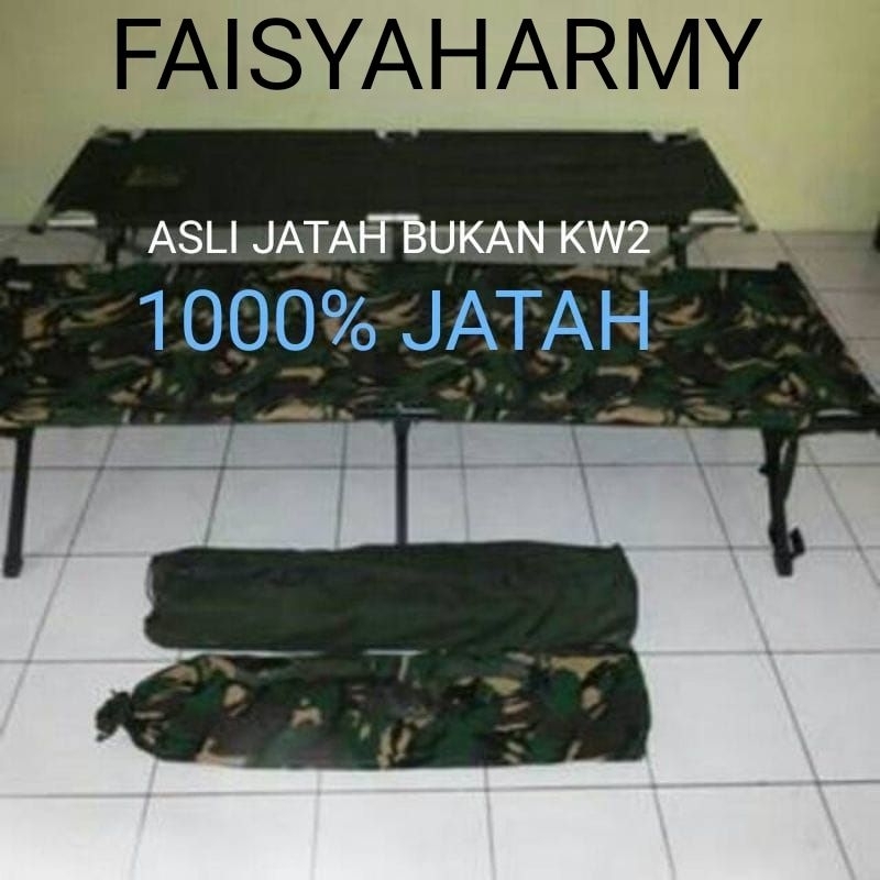 VELBED ALMUNIUM ASLI JATAH TNI