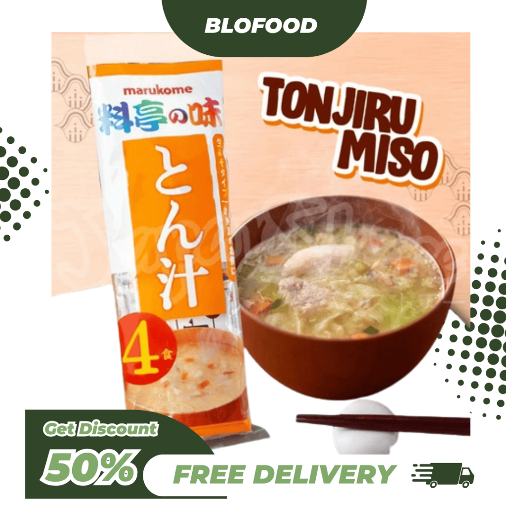 

BF.ID Marukome Instant Tonjiru (Pork & Vegie Miso Soup) [4 Porsi]]