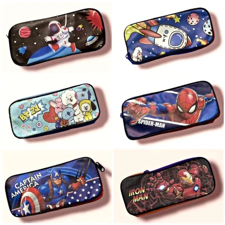 

Kotak Pensil/pencil case/tepak/ Karakter Kartun Tempat Pensil 20 x10