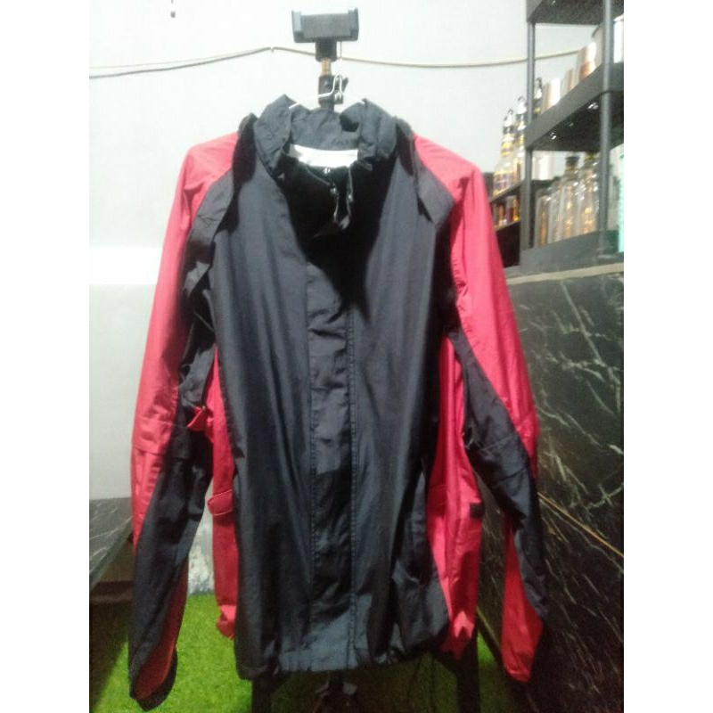 jaket pria | jaket motor | warna hitam - merah