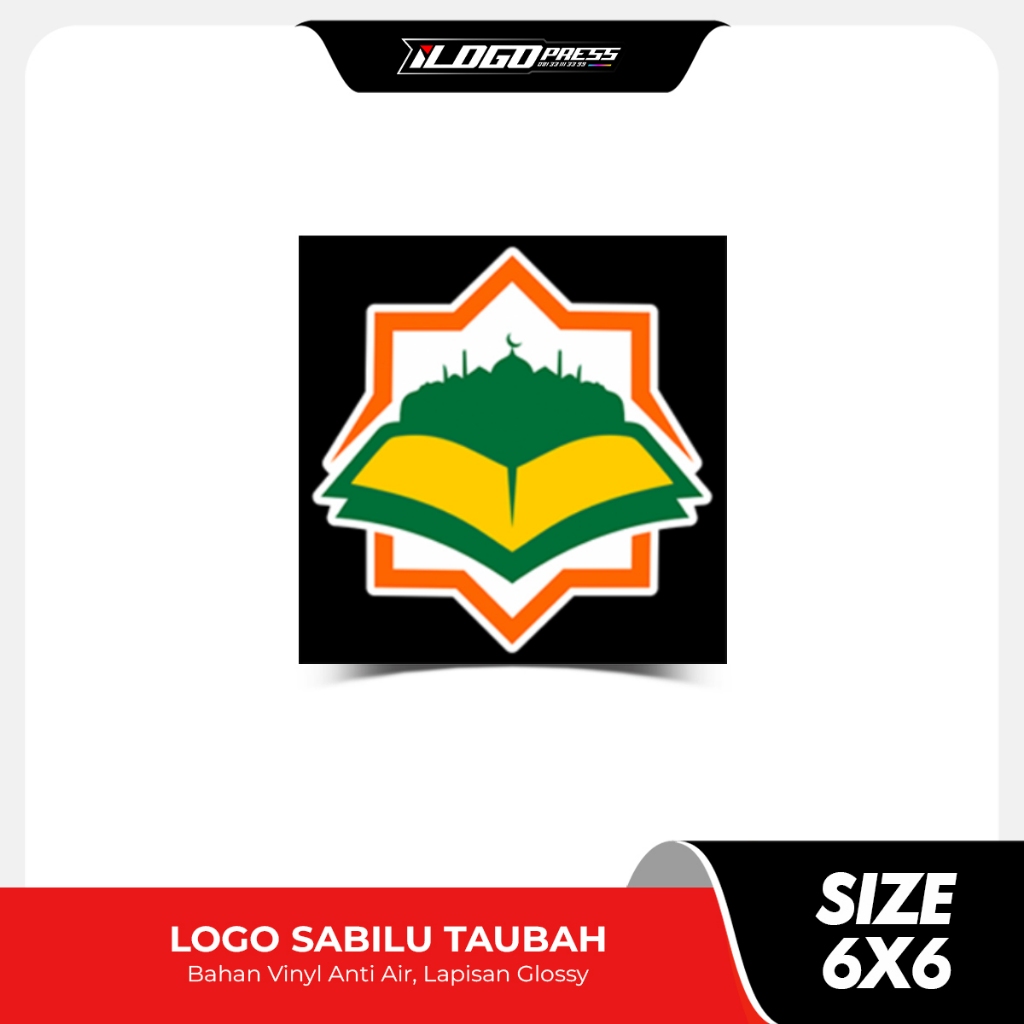 

LOGO SABILU TAUBAH - Stiker Gus Iqdam Bahan Vinyl Premium Anti Air Glossy