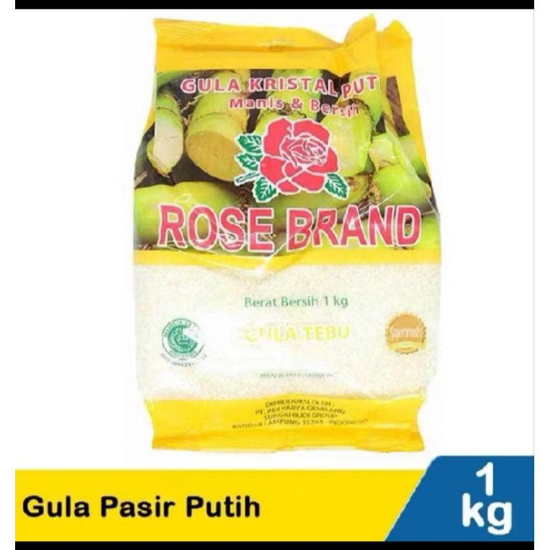 

gula pasir rose brand 1kg