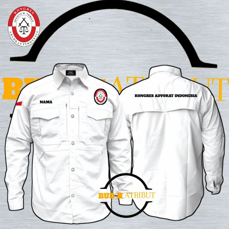 kemeja mteck advokat / kemeja pdh advokat / kemeja pdl advokat / baju seragam advokat / seragam advo