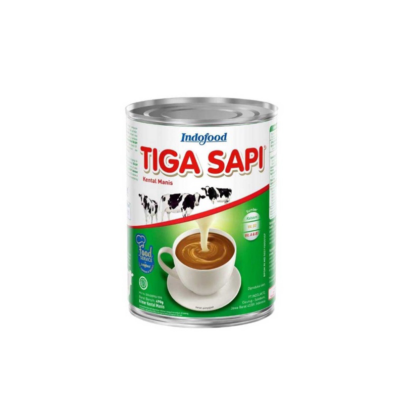 

Susu Tiga Sapi Kental Manis 490g Rasa Manis Enak