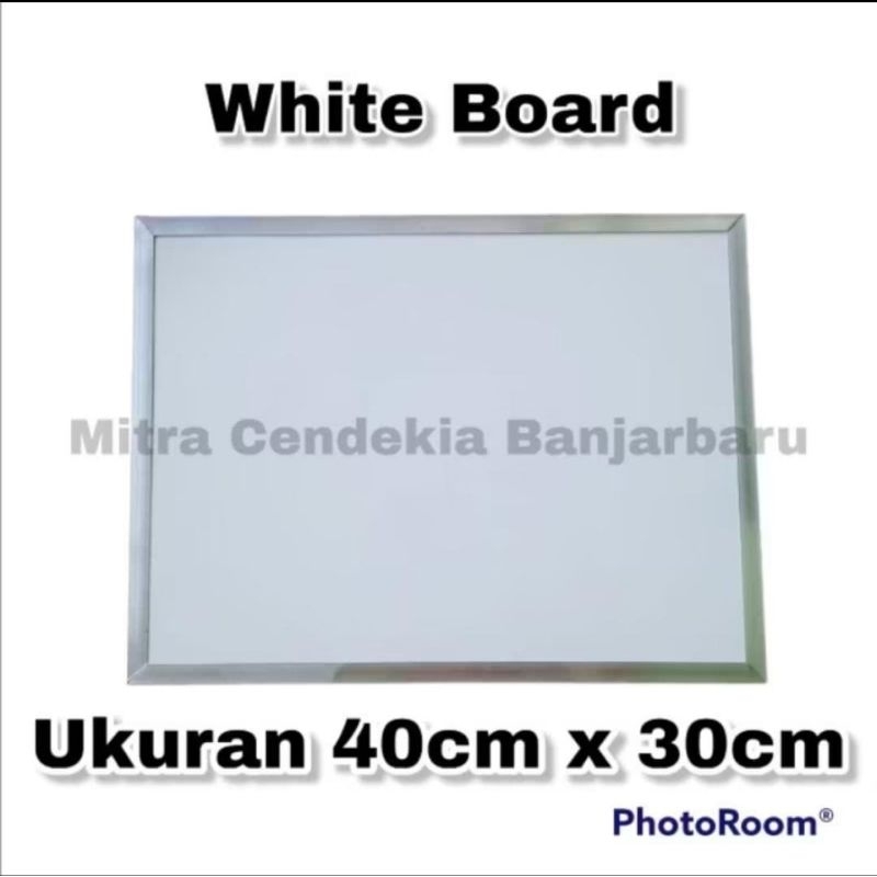 

Papan Tulis Anak White board 40cm x 30cm