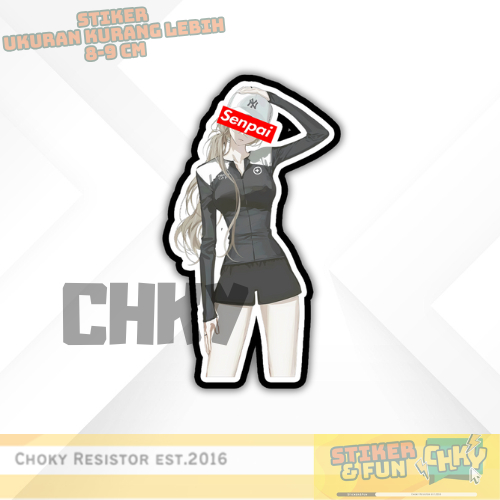 

Stiker Sticker Vinyl Laminasi Glosy CUTE JAPANESE GIRL SENPAI Vol 16