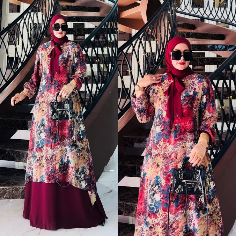 Azura dress set hijab malay