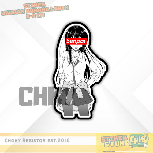

Stiker Sticker Vinyl Laminasi Glosy CUTE JAPANESE GIRL SENPAI Vol 30