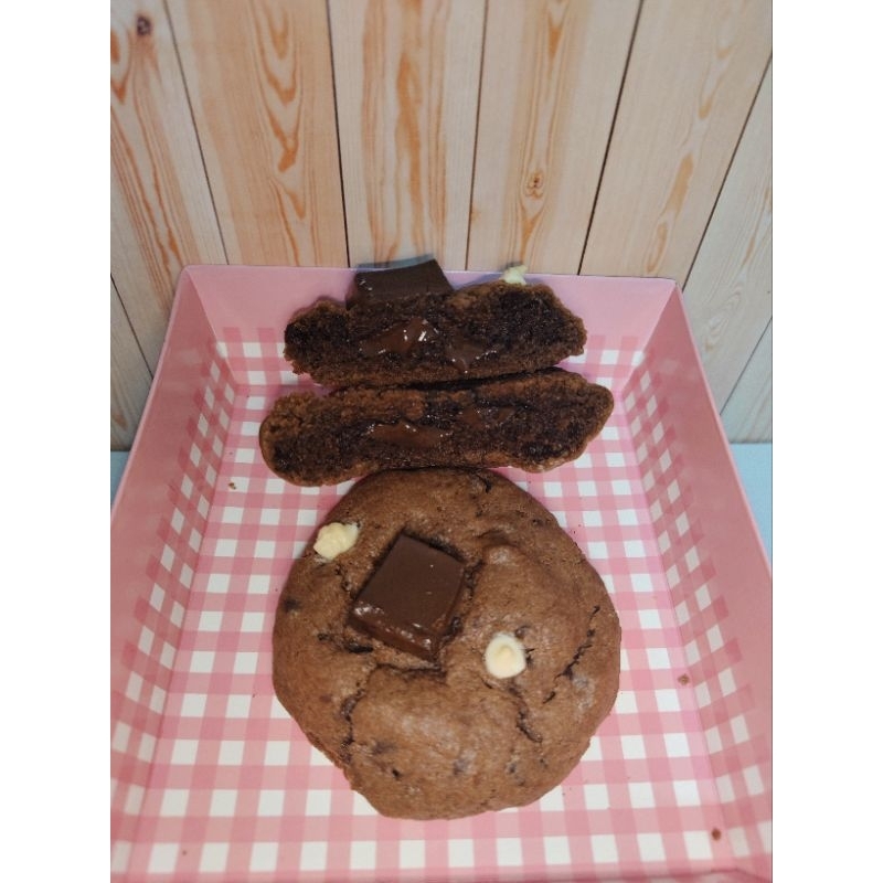 

soft cookies double choco