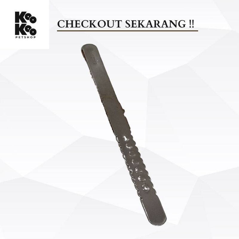 KLEM PLAT ALUMINIUM PENGAIT TEBOK SANGKAR BURUNG MURAI & LOVEBIRD