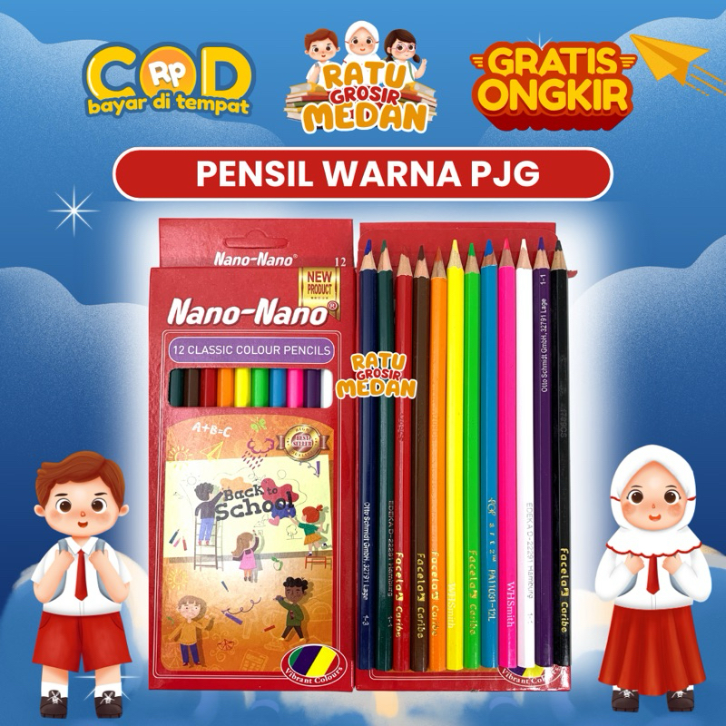

PENSIL WARNA ISI 12 WARNA PANJANG