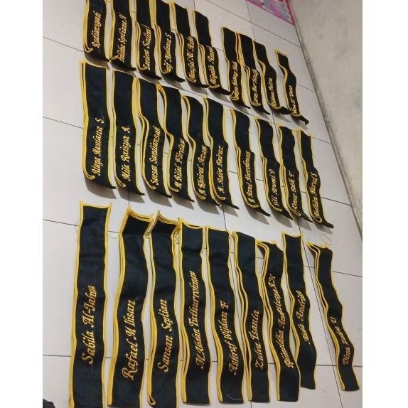 Selempang Wisuda Bahu / Selempang Wisuda Biasa / Selempang Wisuda Bahan Kain SAB