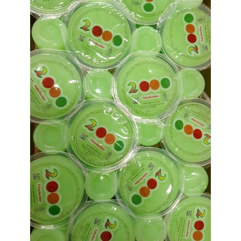 

PUDING MELON 2000 Ukuran 125 Ml 1 Dus isi 24 Cup Enak Best Seller Exp 2026