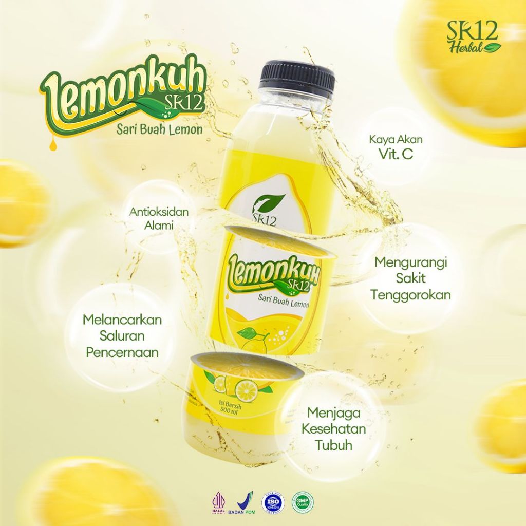 

Lemonkuh SR12 Sari Lemon Murni Membantu Menurunkan Berat Badan BPOM