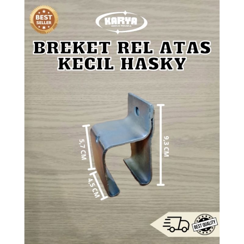 Breket Rel atas Henderson ukuran besar & kecil | pengunci rel pintu Henderson besi