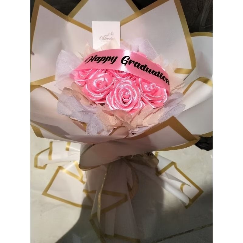 

BUKET BUNGA PITA SATIN | GRADUATION | BUKET WISUDA