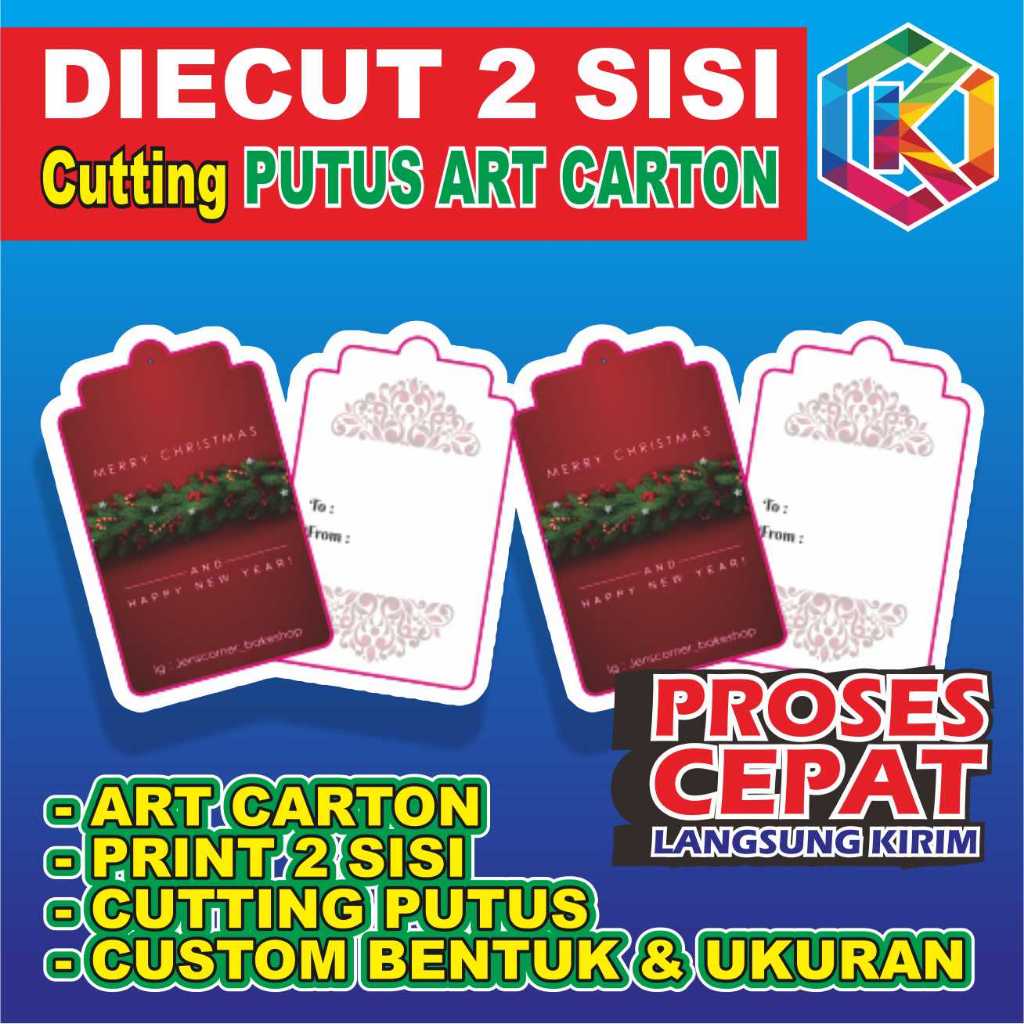 

Cetak Art Carton Die Cut / Cuting Putus 2MKA