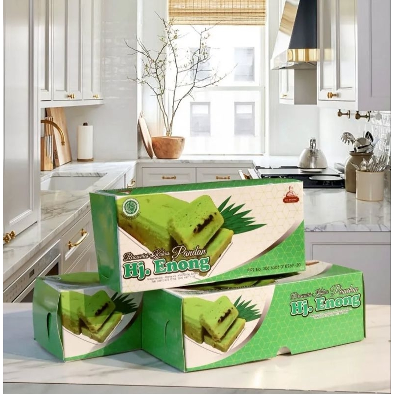 

BROWNIES KUKUS PANDAN HJ.ENONG + Gratis packing kardus