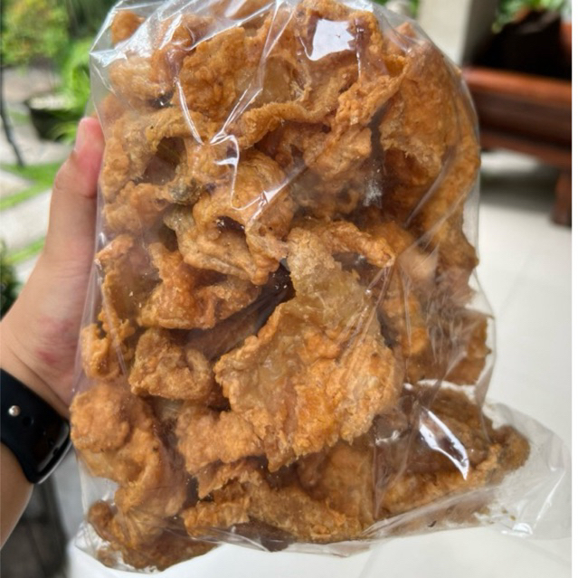 

Kerupuk/Keripik Kulit Paha Ayam Khas Bali - Enak Full Bumbu