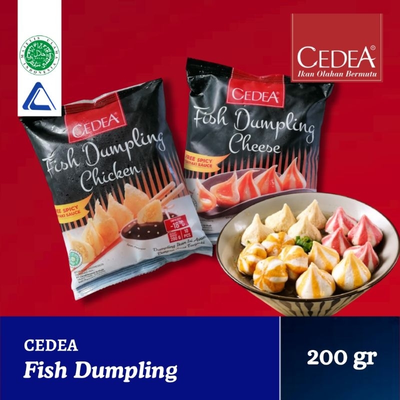 

Cedea Fish Dumpling Chicken/Cheese 200g