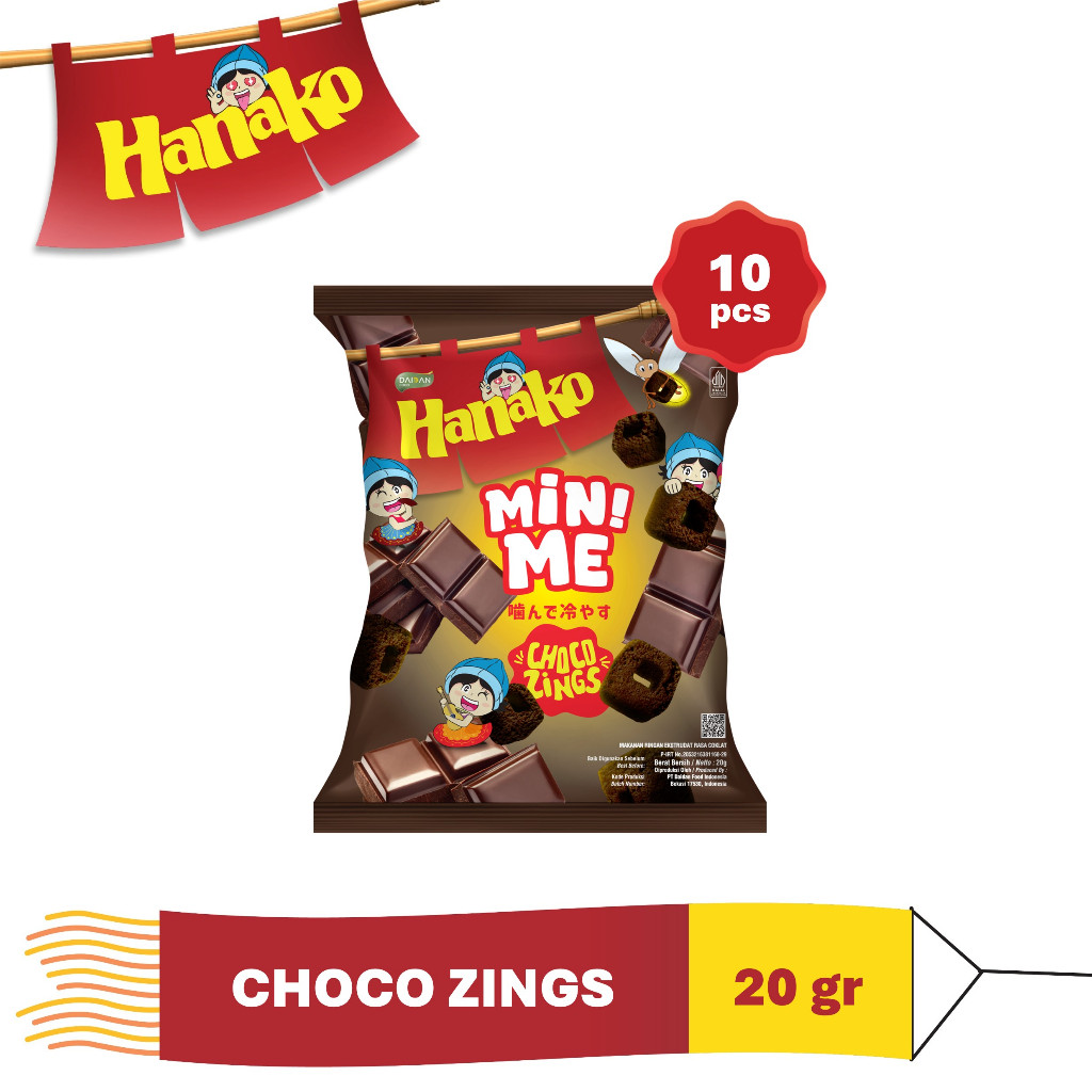 

Hanako Snack Mini Me Choco Zings 10 x 20 gr
