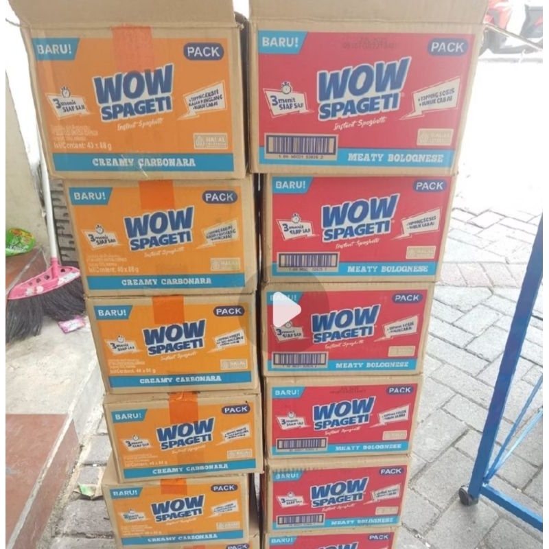 

WOW Spageti Instan dengan topping 1 dus