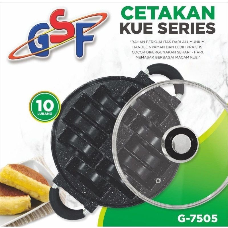 (CETAKAN KUE PUKIS)  - Cetakan Kue Pukis 10 lubang tebal