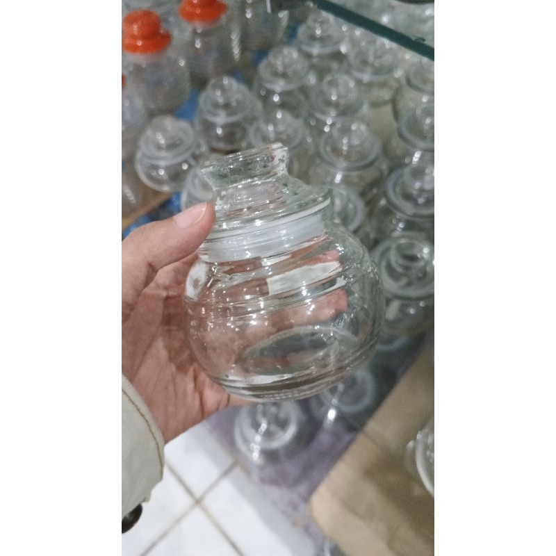 Toples kecil bumbu dapur 250gr | toples jadul mini toples kaca toples lucu