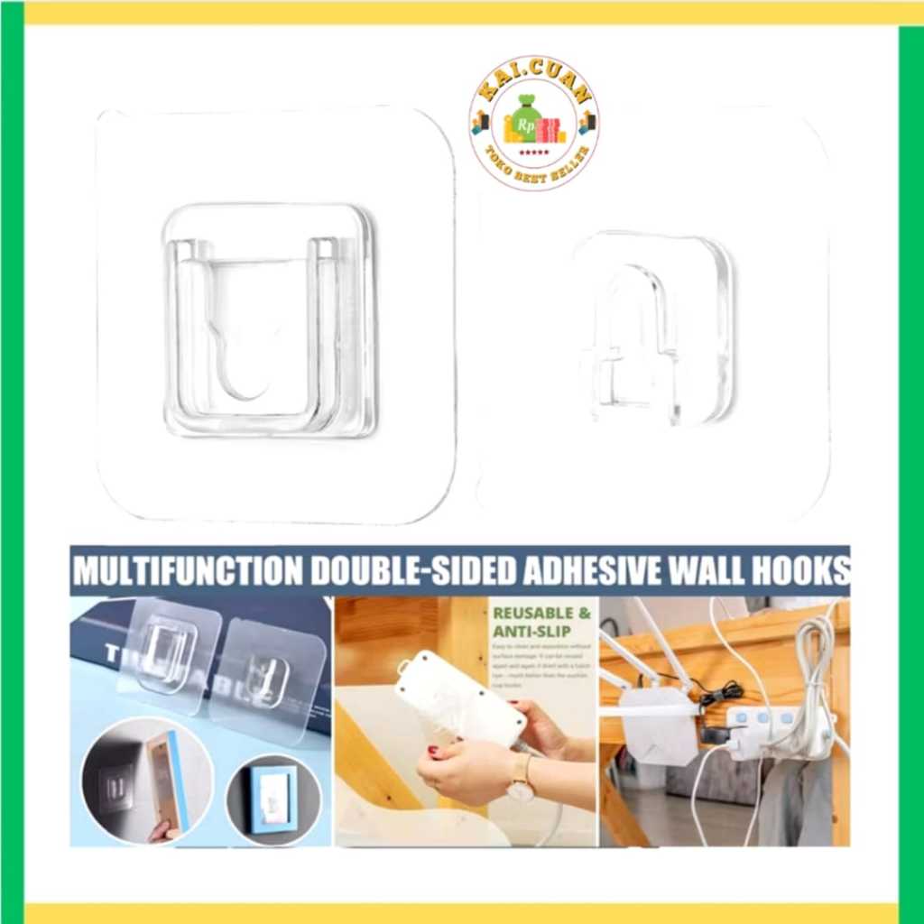 (KAI)Set Perekat Gantungan /Tempelan Dinding Tembok Kuat