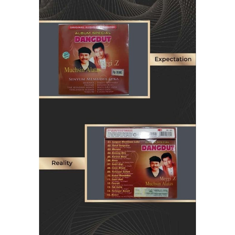 CD audio dangdut Muchsin Alatas dan Meggy z