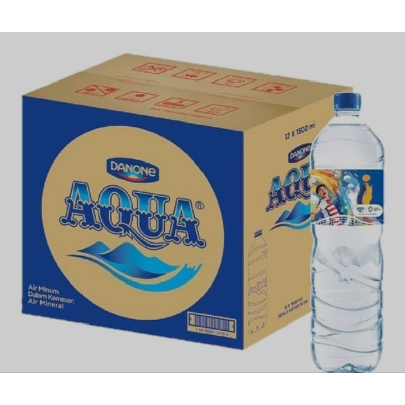 

Aqua 1500 ML isi 12 botol/Dus